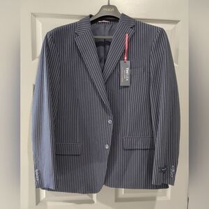 THE FLEXX Tommy Hilfiger Navy Pinstripe Suit Jacket